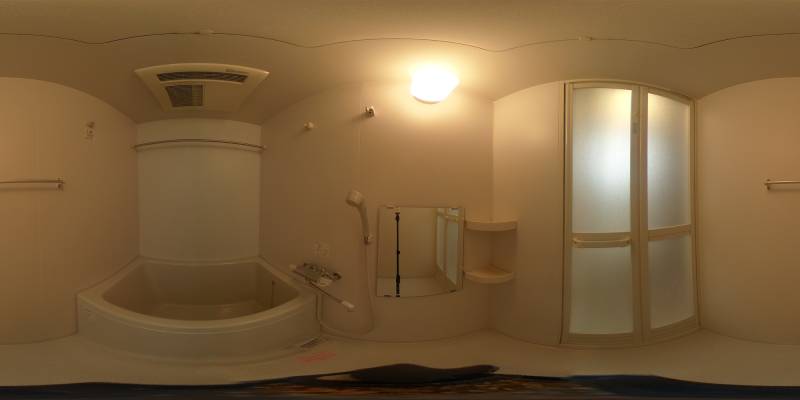 パノラマ画像バスルーム