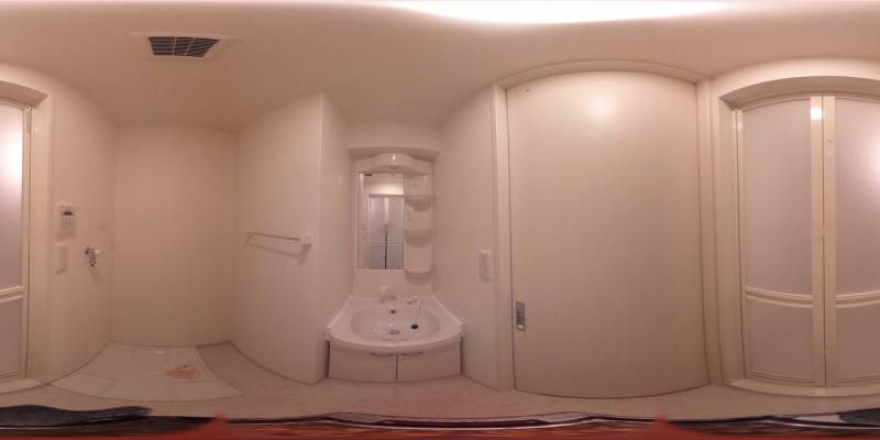 パノラマ画像洗面所