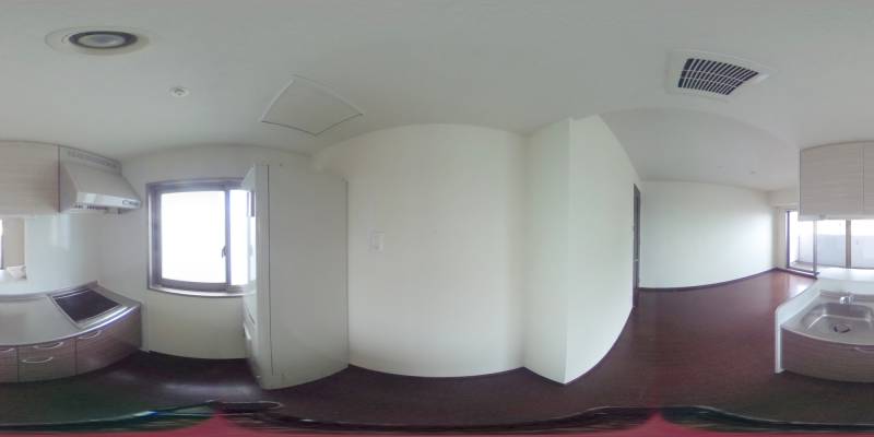 パノラマ画像キッチン