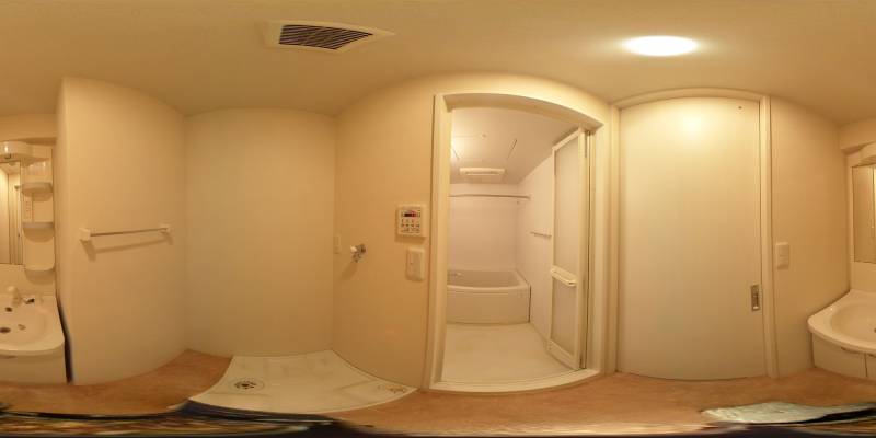 パノラマ画像洗面所