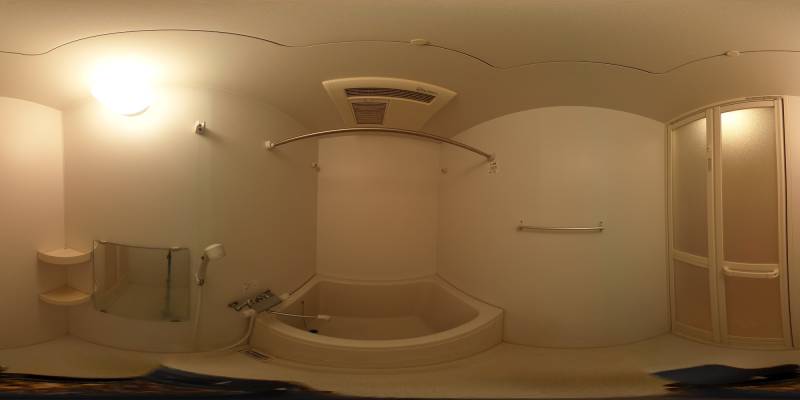 パノラマ画像バスルーム