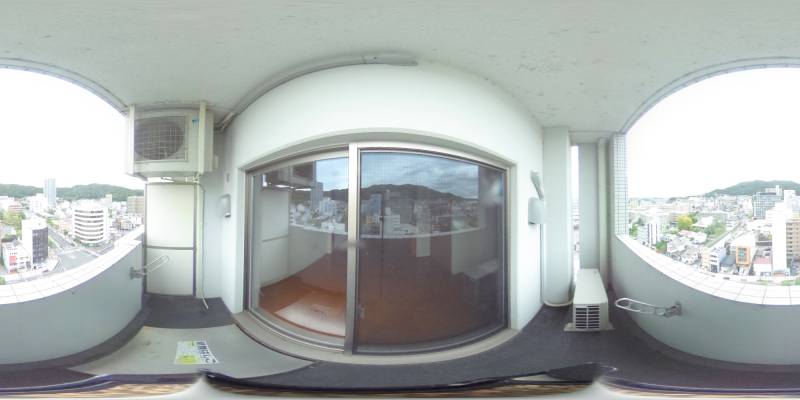 パノラマ画像バルコニー