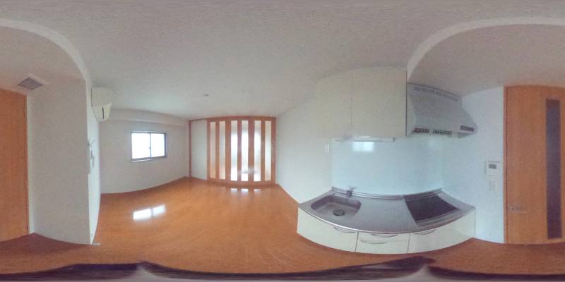 パノラマ画像キッチン