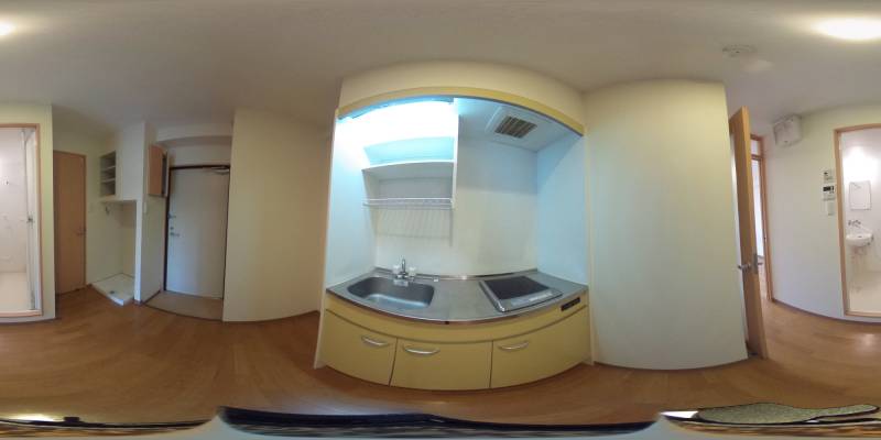 パノラマ画像キッチン