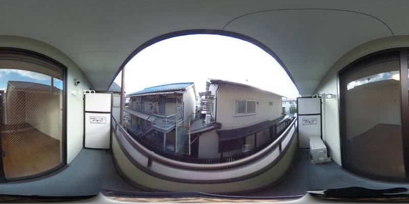 パノラマ画像バルコニー