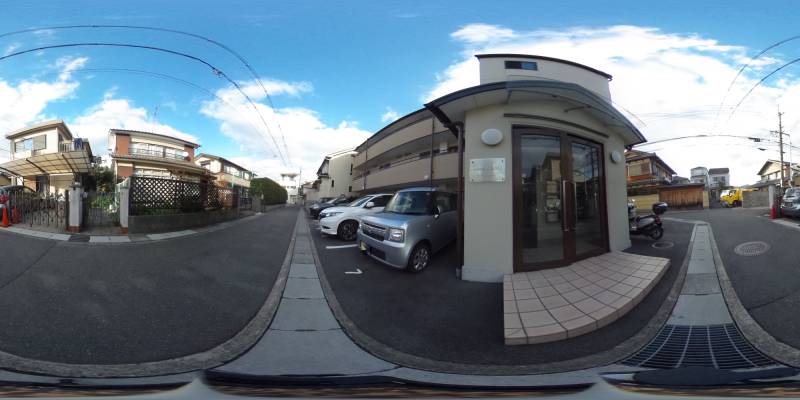 パノラマ画像駐車場