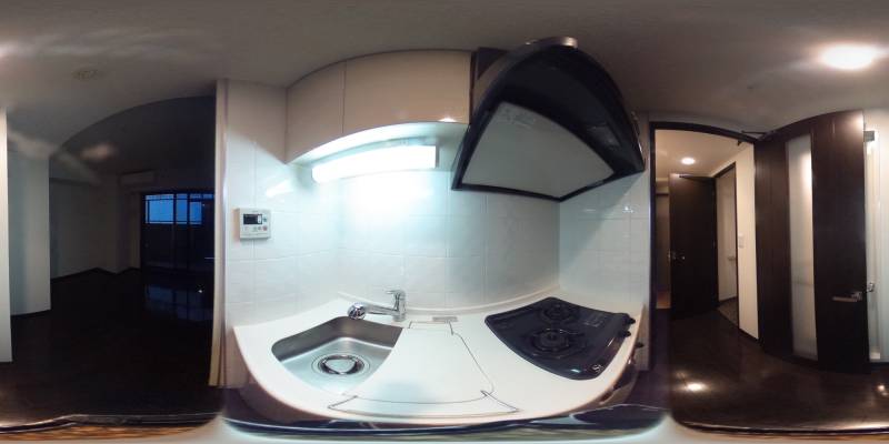 パノラマ画像キッチン