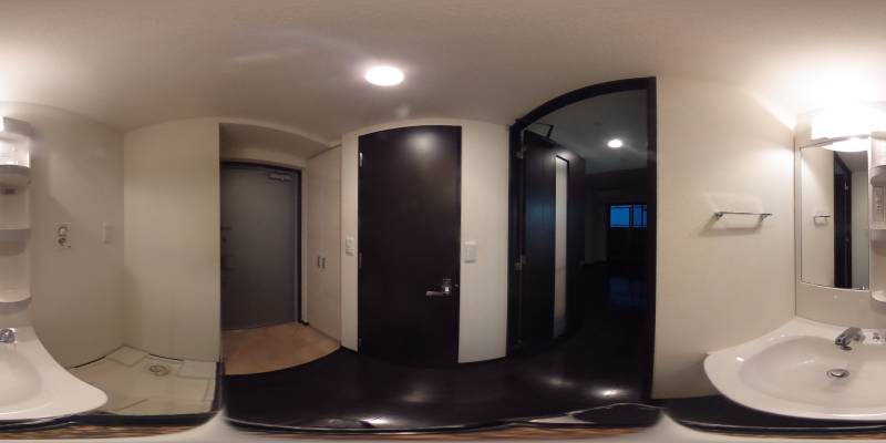 パノラマ画像洗面所