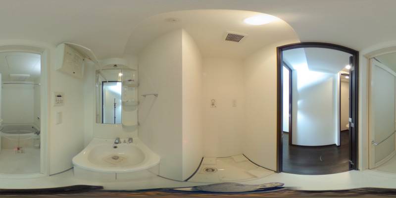 パノラマ画像洗面所