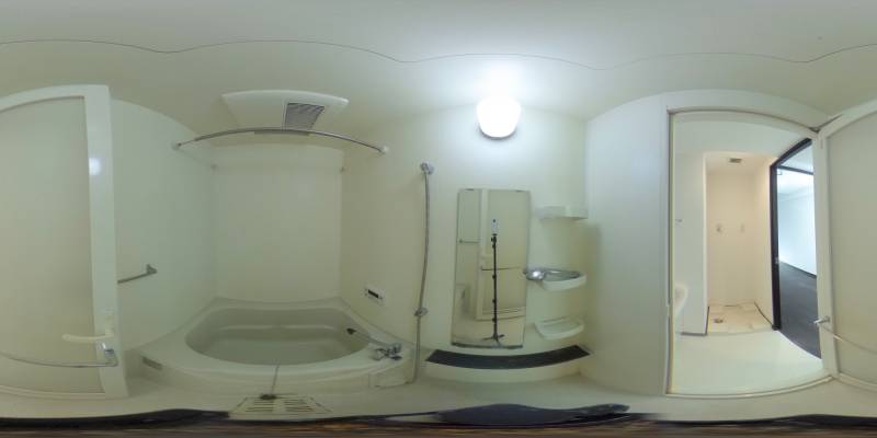 パノラマ画像バスルーム