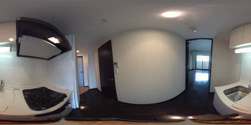 パノラマ画像キッチン