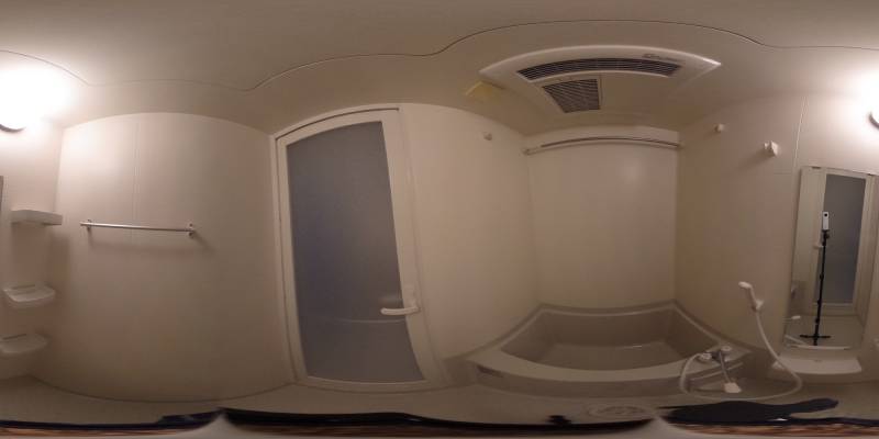 パノラマ画像バスルーム