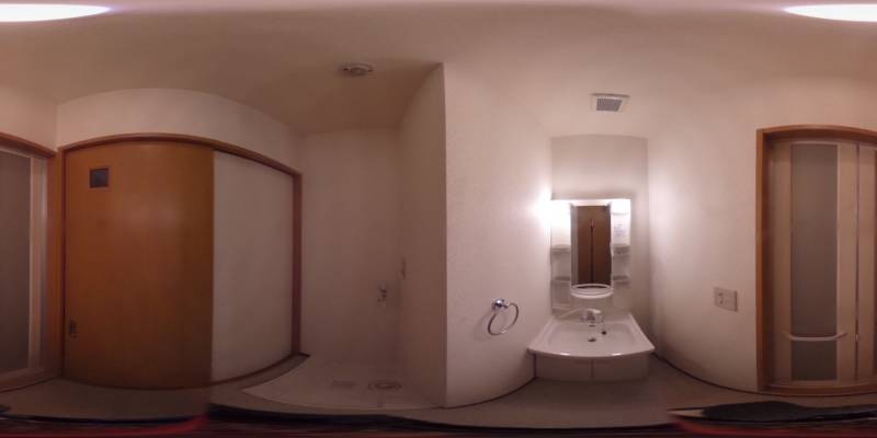 パノラマ画像洗面所