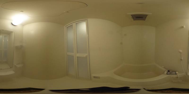 パノラマ画像バスルーム