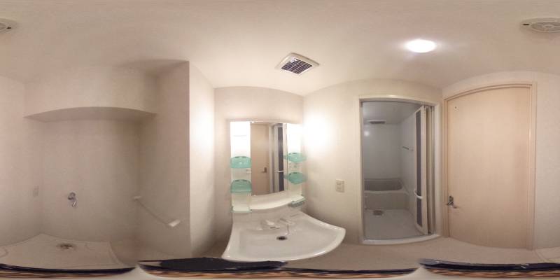 パノラマ画像洗面所