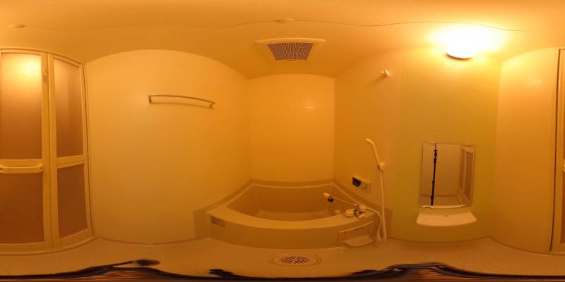 パノラマ画像バスルーム