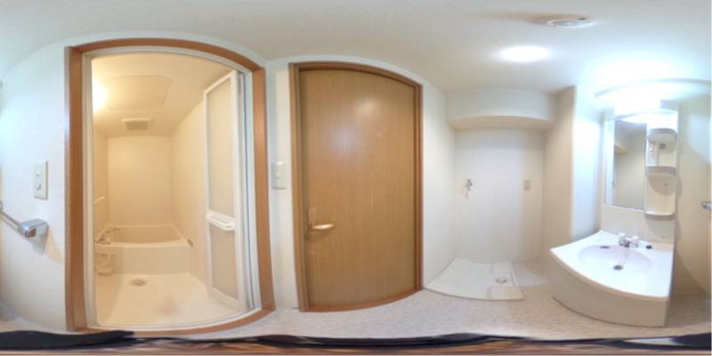 パノラマ画像洗面所