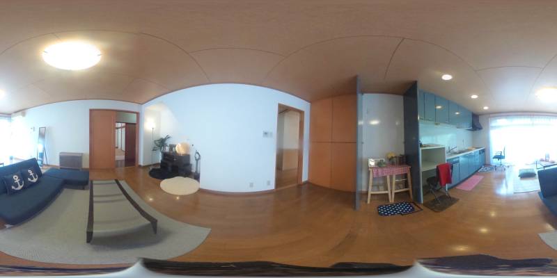 パノラマ画像リビング