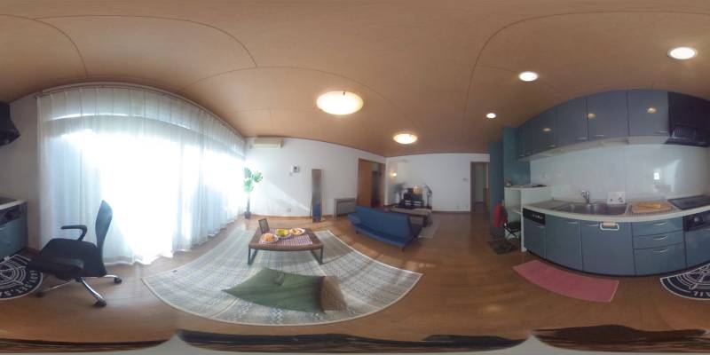 パノラマ画像キッチン