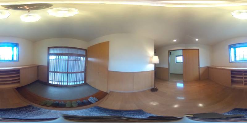 パノラマ画像玄関