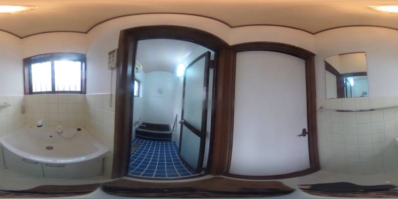 パノラマ画像バスルーム