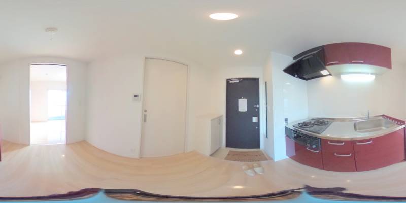 パノラマ画像キッチン