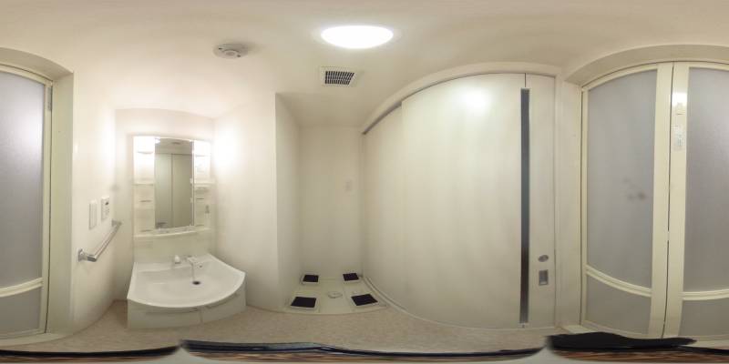 パノラマ画像洗面所