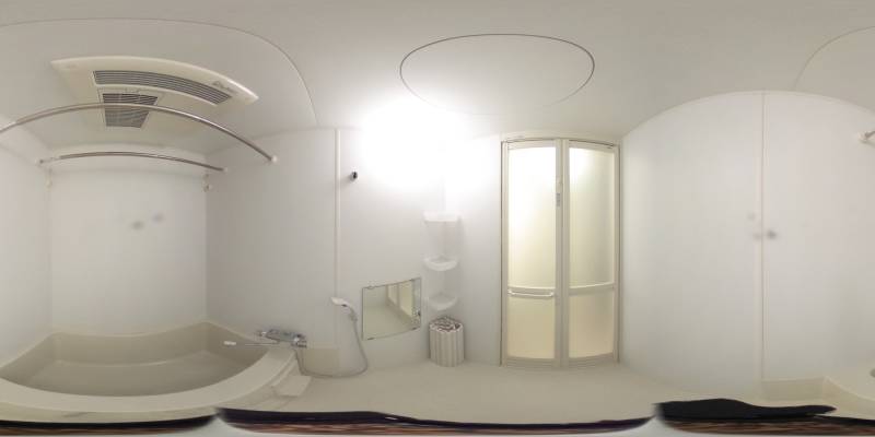 パノラマ画像バスルーム