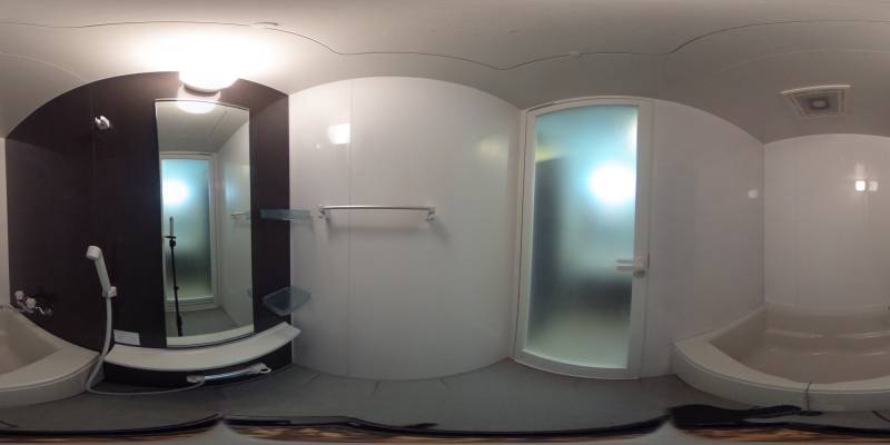 パノラマ画像バスルーム