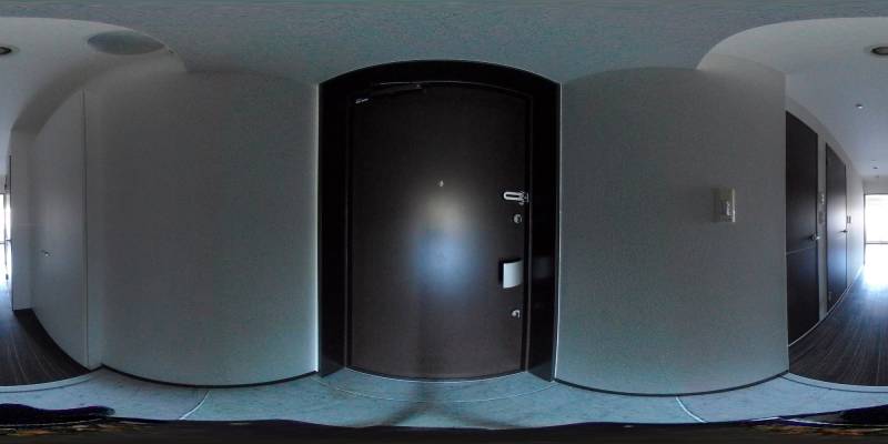 パノラマ画像玄関