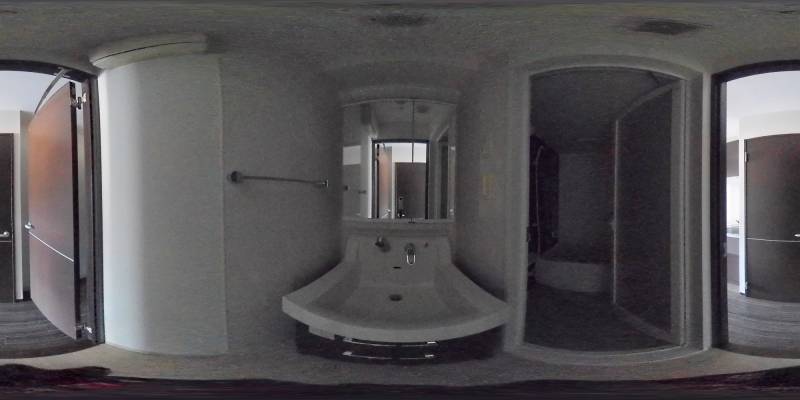 パノラマ画像洗面所