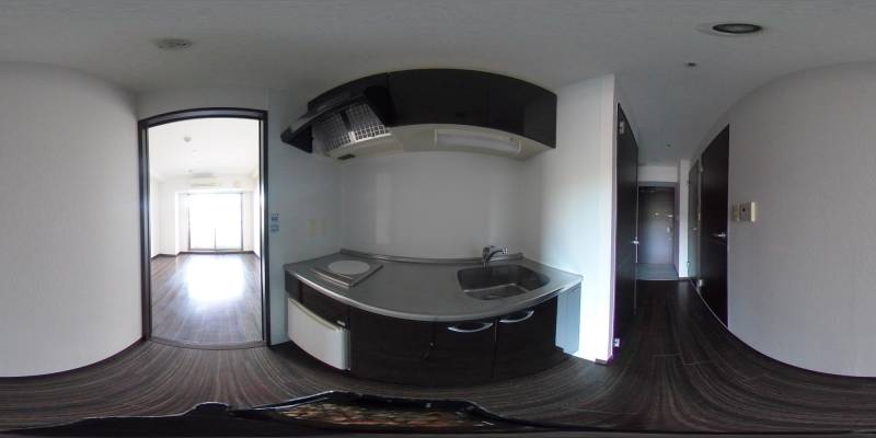 パノラマ画像キッチン