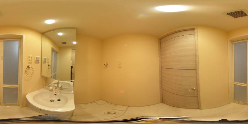 パノラマ画像洗面所