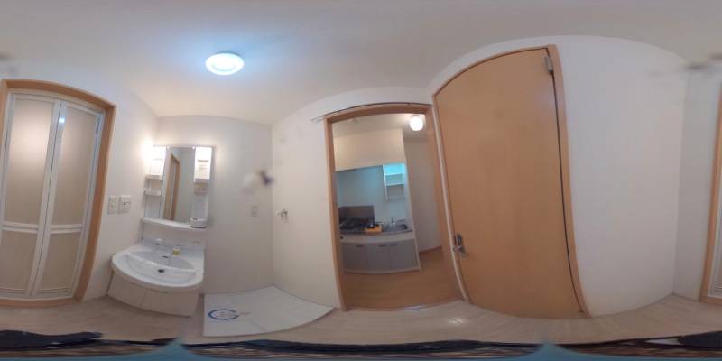 パノラマ画像洗面所