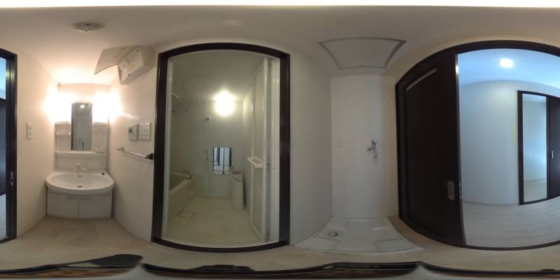 パノラマ画像洗面所