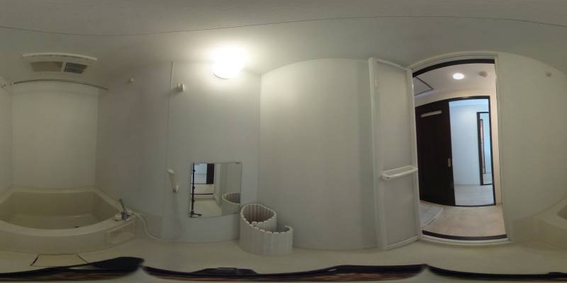 パノラマ画像バスルーム