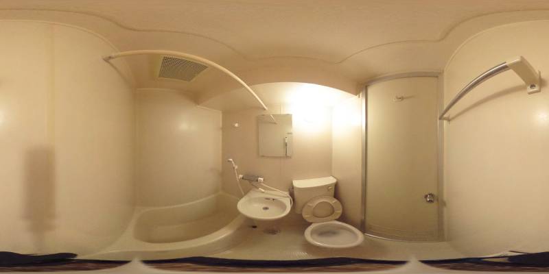 パノラマ画像バスルーム