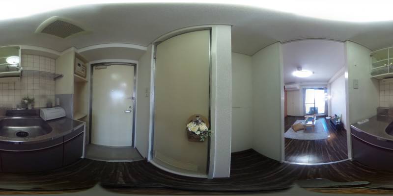 パノラマ画像キッチン