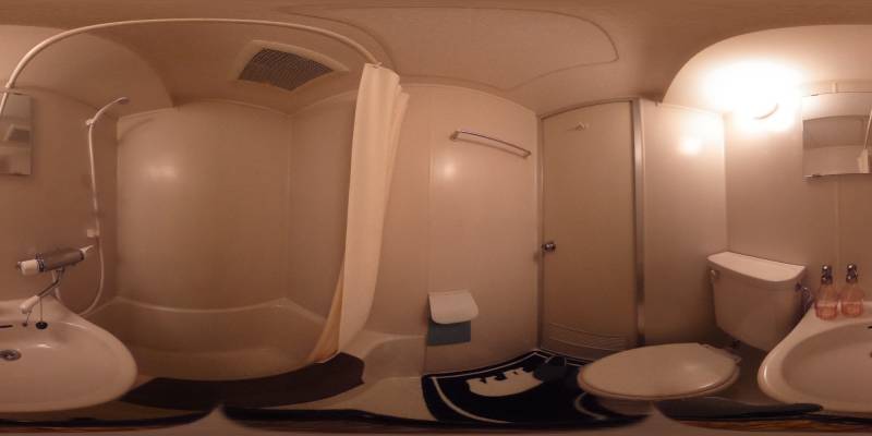 パノラマ画像バスルーム