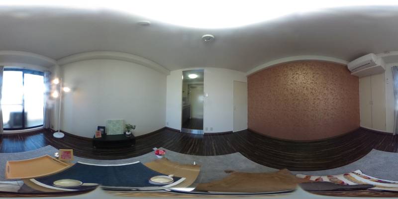 パノラマ画像洋室