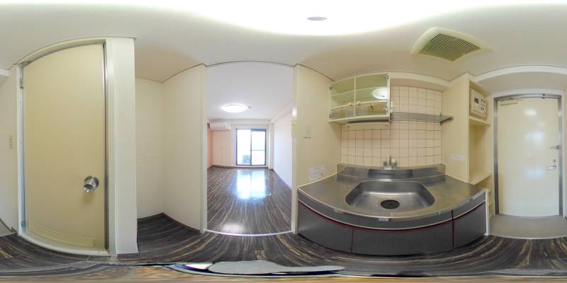 パノラマ画像キッチン