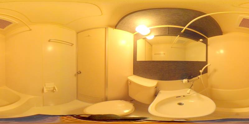 パノラマ画像バスルーム