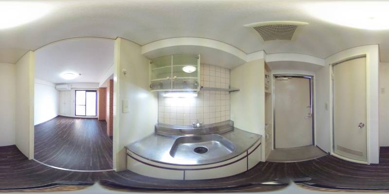 パノラマ画像キッチン