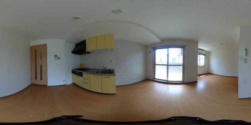 パノラマ画像キッチン