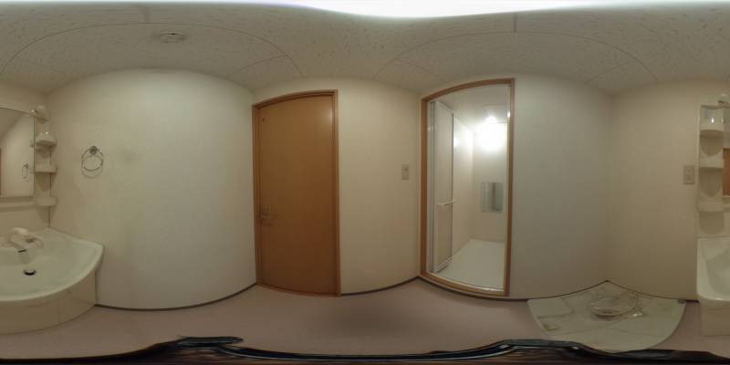 パノラマ画像洗面所