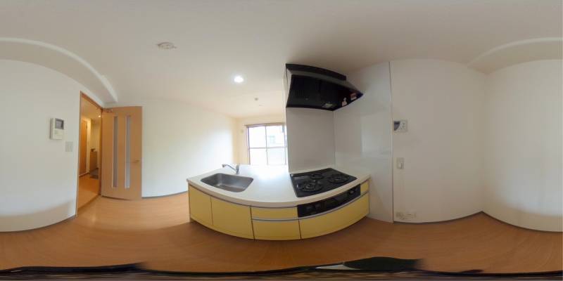 パノラマ画像キッチン