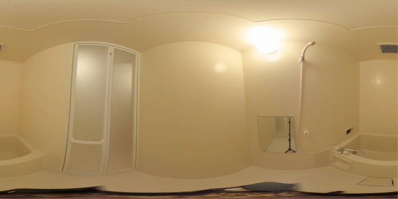 パノラマ画像バスルーム