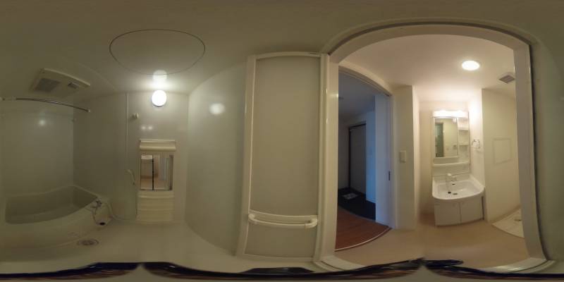 パノラマ画像バスルーム