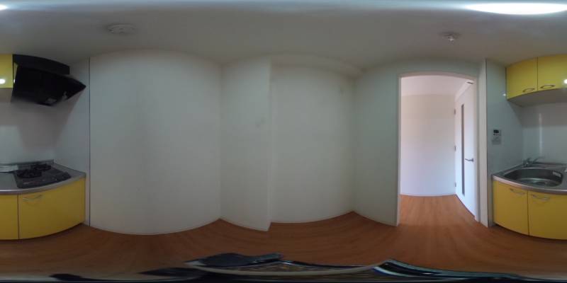 パノラマ画像キッチン