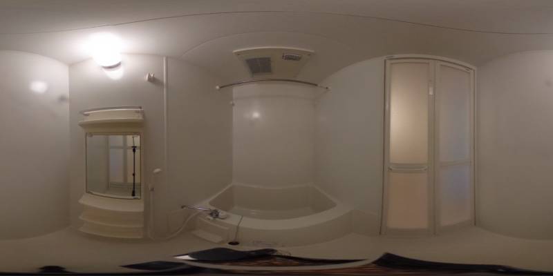 パノラマ画像バスルーム